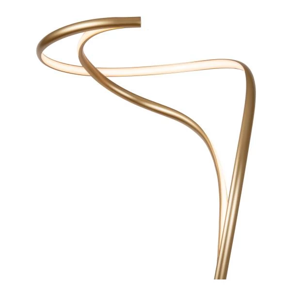 Lucide Premium SARDANA - Lampadaire - Ø 44 cm - LED Dim. - 1x28W 2700K - Or Mat / Laiton - détail 1